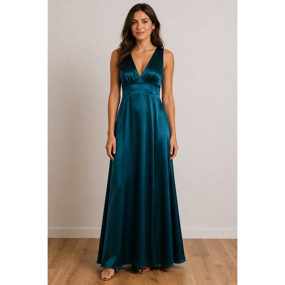 Galina Signature women's Jewel Green Gown Size 12